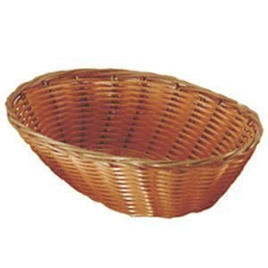 Oval Set of 12 Woven and Bread Natural Color Basket 9-1/2-inch Update International BB-97 Oval Set of 12 Woven and Bread Natural Color Basket 9-1/2-inch Update International BB-97